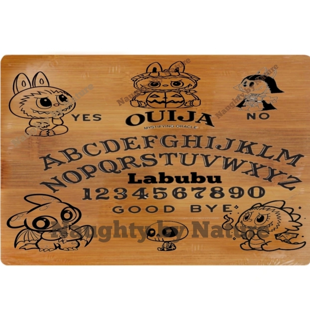 Labubu Monster Brown Ouija Cheese Board  Personalized